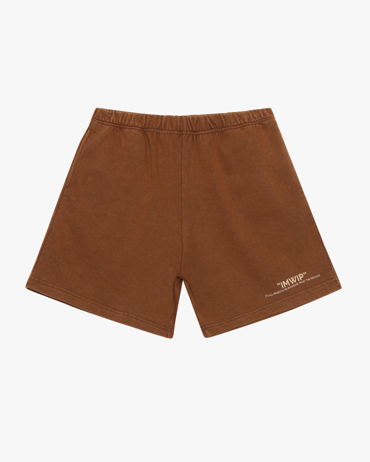 Brown Terry Shorts