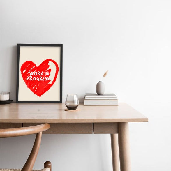 WIP Heart Print