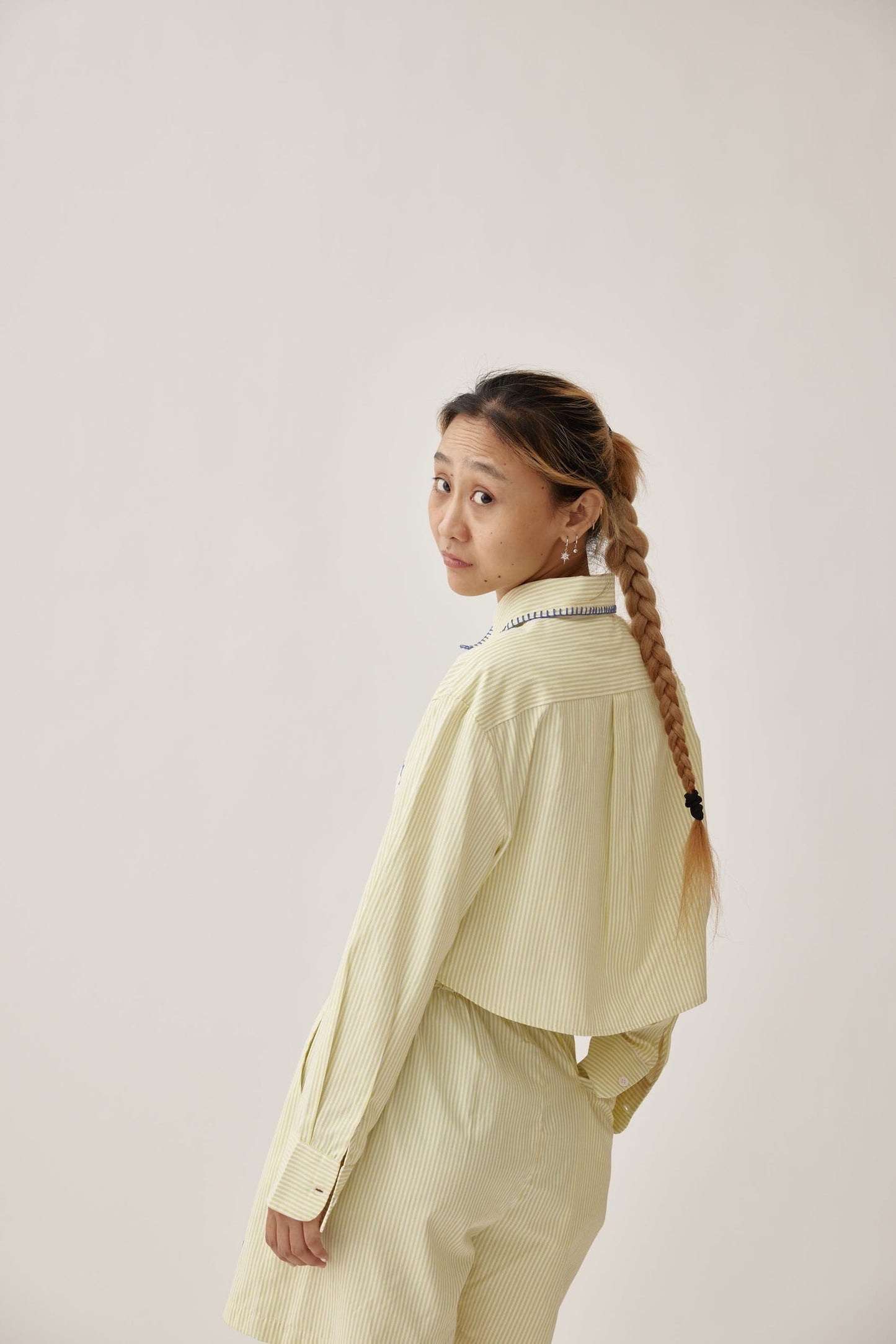 Summer Stripe Shirt & Bralettle