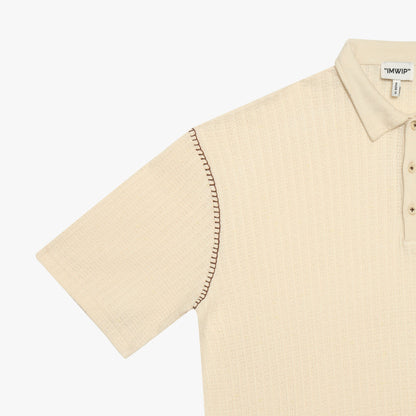 Waffle Polo T-shirt