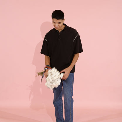 Waffle Polo T-shirt