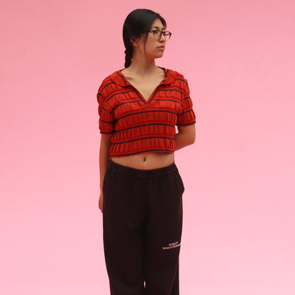 Knit love Crop Top