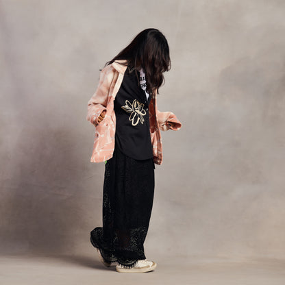 Pink Puzzle Shacket